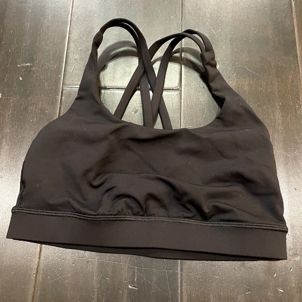 Lululemon Energy Bra Black Women's Size 4